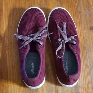 Burgundy Allbirds Tree Skippers